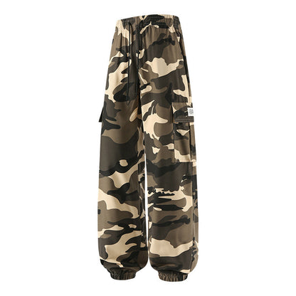 😎Women's Casual Camouflage Pants with Drawstring👖Baggy Fit. Clean Look. Serious Comfort 😍