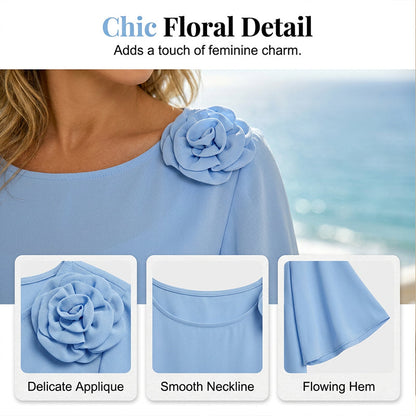 ☁️Women's Elegant Solid Color Two-Piece Set🌸Soft, Flattering & Seriously Classy 😍