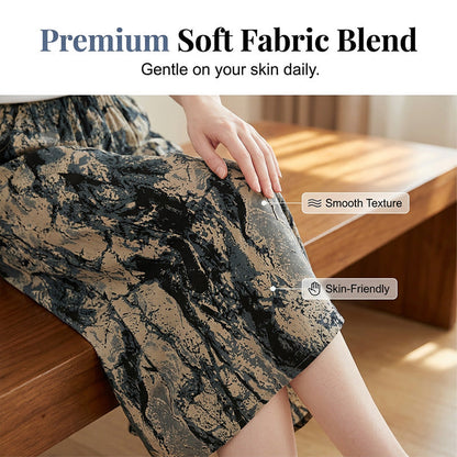 💫Women's Summer Wide-Leg Capri Pants - Stay Cool & Look Effortless ✨