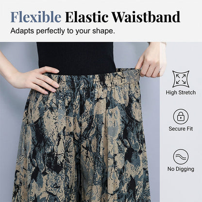 💫Women's Summer Wide-Leg Capri Pants - Stay Cool & Look Effortless ✨