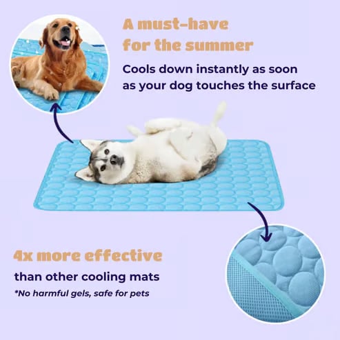 ❄️🐾Pet Cooling Mat (4x Enhanced Cooling Effect)🐶 A Summer Must-Have For Every Pet Owner