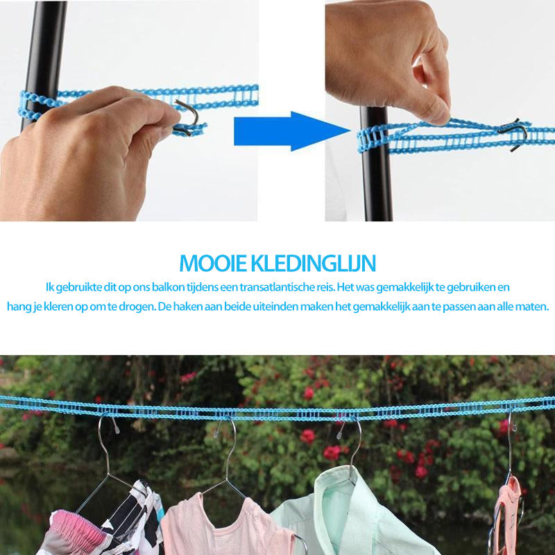 💥BUY 1 GET 1 FREE 🔗Windproof non-slip clothesline👕No More Windy Laundry Disasters 🌬️