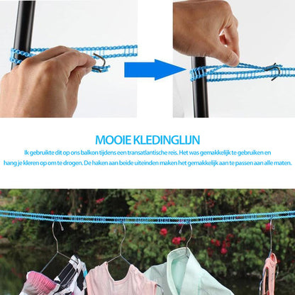 💥BUY 1 GET 1 FREE 🔗Windproof non-slip clothesline👕No More Windy Laundry Disasters 🌬️