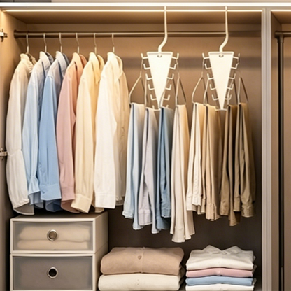 ⏳LIMITED-TIME DEAL! 🏠 Buy 1 Get 1 Free – Triangle Closet Organizer for Clothes, Accessories & More 💖