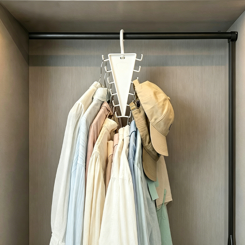 ⏳LIMITED-TIME DEAL! 🏠 Buy 1 Get 1 Free – Triangle Closet Organizer for Clothes, Accessories & More 💖