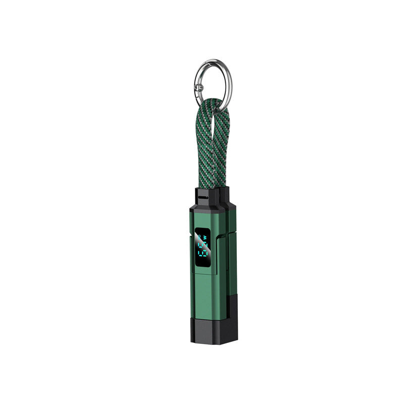 🔥HOT SALE 61% OFF🔥4-in-1 Digital Display Keychain Charging Cable