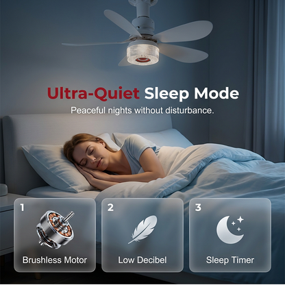🌀  50% OFF! ✨ 3-in-1 Ceiling Fan with Light & Bluetooth – RGB, Quiet, Smart 💡