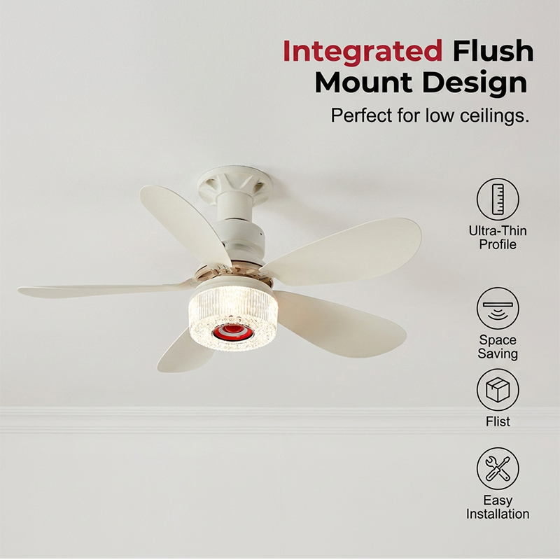 🌀  50% OFF! ✨ 3-in-1 Ceiling Fan with Light & Bluetooth – RGB, Quiet, Smart 💡