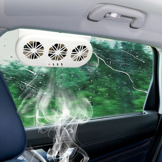 🔥Limited-time offer-Solar Air Circulation Exhaust Fan for Car - Cooling Artifact