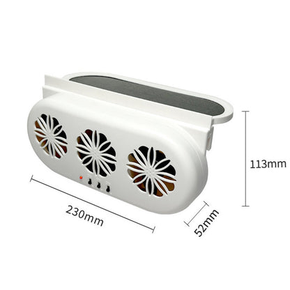 🔥Limited-time offer-Solar Air Circulation Exhaust Fan for Car - Cooling Artifact