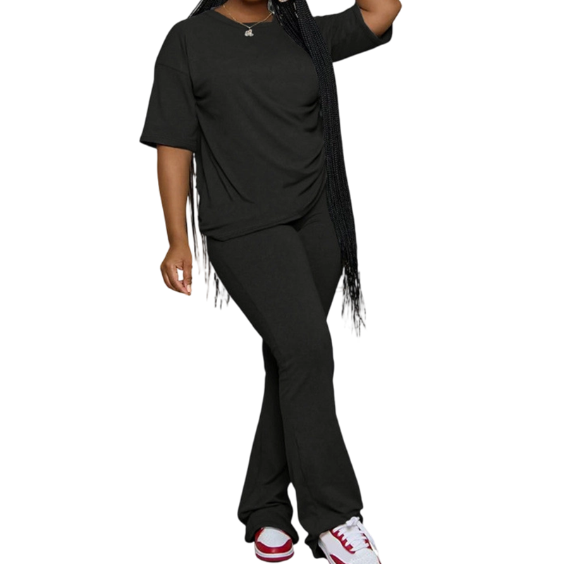 💥✨Limited-time 50% Off Special Offer - Women's Short Sleeve Top and Long Pants Set
