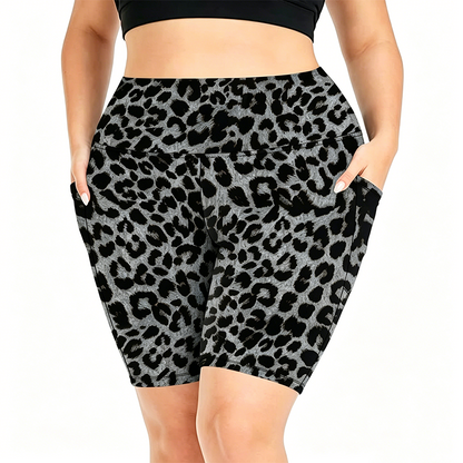 💥💫Last Day Of Special Store Price!🐆Women's High-Waisted Yoga Shorts with Pockets