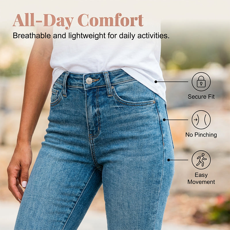 💥✨Zeitlich begrenztes Sonderangebot: 50 % Rabatt – Damen Stretch Capri Jeans mit hoher Taille