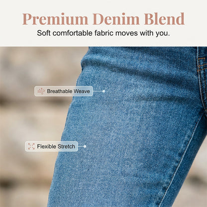 💥✨Zeitlich begrenztes Sonderangebot: 50 % Rabatt – Damen Stretch Capri Jeans mit hoher Taille