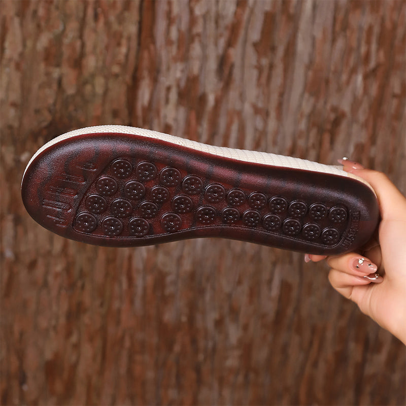 👟🌬️ Women's Breathable Knit Flats – Soft and breathable, comfortable even after long walks – Cash on delivery ✅