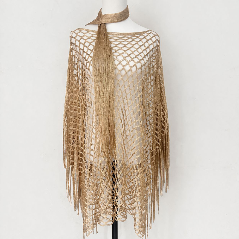🏆 Sonderpreis letzter Tag 💲12.8! 💐 Sommerliches Metallic Häkel-Cover-Up – leicht, fließend & mühelos stylisches Sommer-Outfit