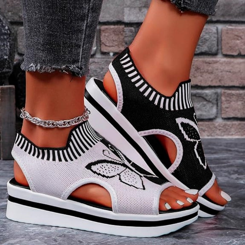 🌿🦶✨ LIMITED-TIME 50% OFF! Breathable Peep-Toe Platform Sandals – Soft EVA Sole, Adjustable Straps, 2-Inch Height Boost – Go from Beach to Brunch in Style 🥑🍹