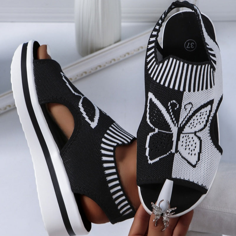 🌿🦶✨ LIMITED-TIME 50% OFF! Breathable Peep-Toe Platform Sandals – Soft EVA Sole, Adjustable Straps, 2-Inch Height Boost – Go from Beach to Brunch in Style 🥑🍹