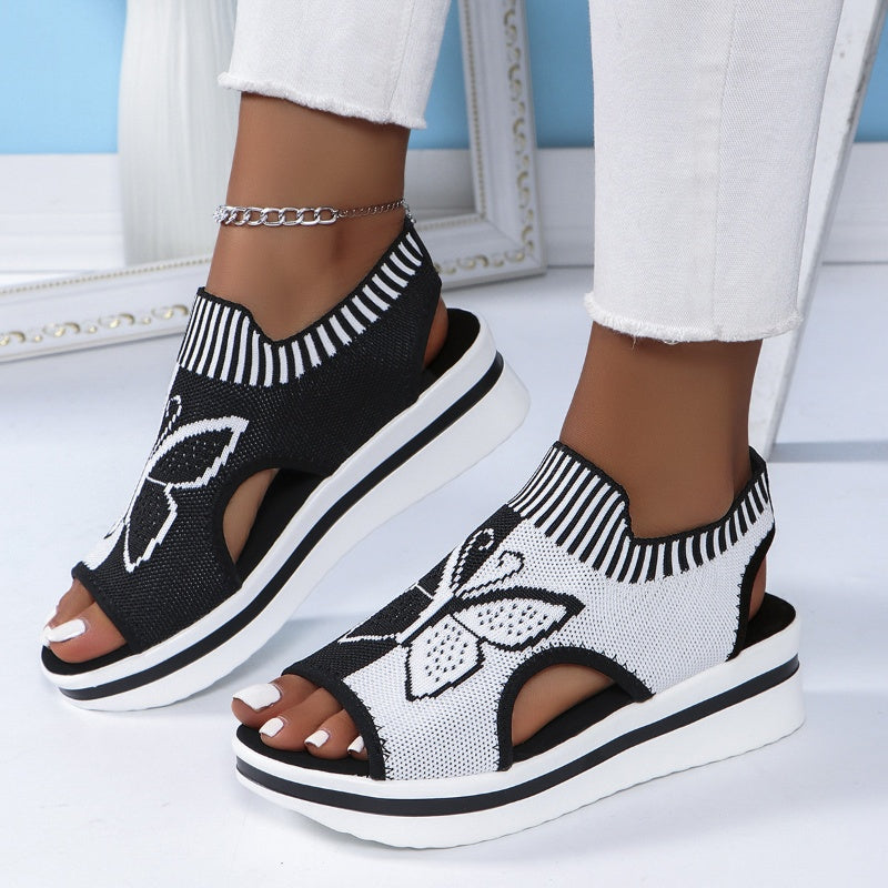 🌿🦶✨ LIMITED-TIME 50% OFF! Breathable Peep-Toe Platform Sandals – Soft EVA Sole, Adjustable Straps, 2-Inch Height Boost – Go from Beach to Brunch in Style 🥑🍹