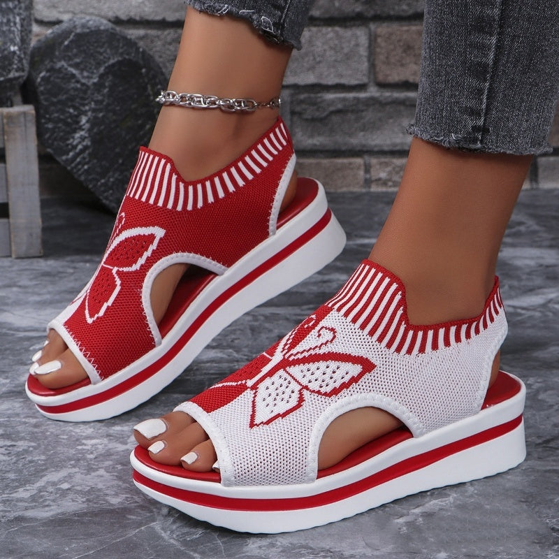 🌿🦶✨ LIMITED-TIME 50% OFF! Breathable Peep-Toe Platform Sandals – Soft EVA Sole, Adjustable Straps, 2-Inch Height Boost – Go from Beach to Brunch in Style 🥑🍹