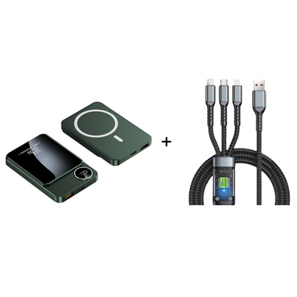 ⚡📱22.5W Power Bank – Magnetic, Slim, Charges 3 Devices At Once– Power Up Anywhere, Anytime✨