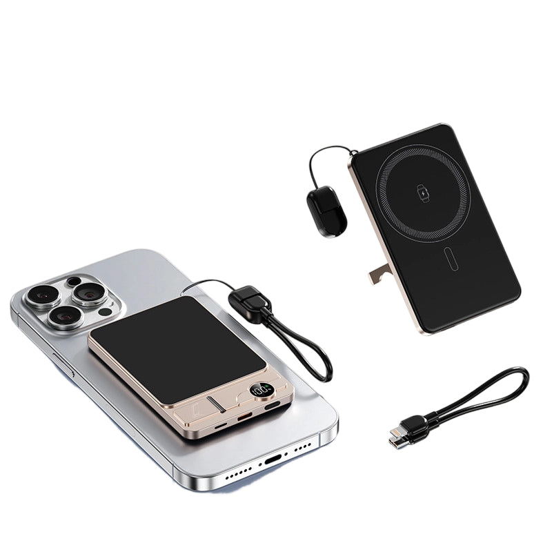 ⚡📱22.5W Power Bank – Magnetic, Slim, Charges 3 Devices At Once– Power Up Anywhere, Anytime✨