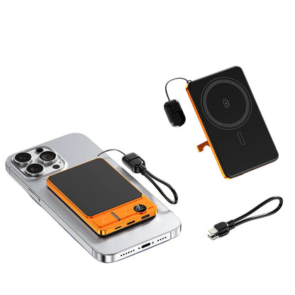 ⚡📱22.5W Power Bank – Magnetic, Slim, Charges 3 Devices At Once– Power Up Anywhere, Anytime✨