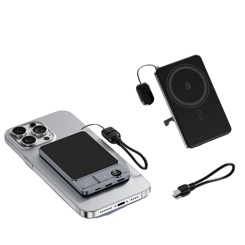 ⚡📱22.5W Power Bank – Magnetic, Slim, Charges 3 Devices At Once– Power Up Anywhere, Anytime✨