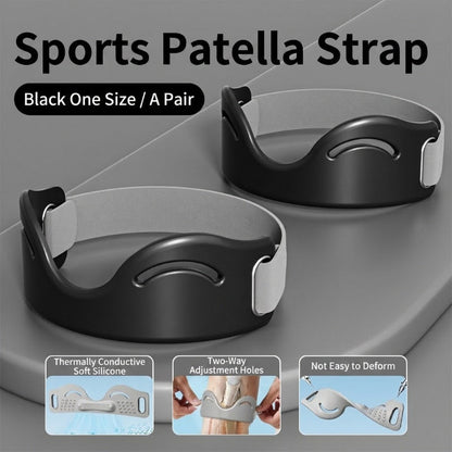 ⏳Time-Limited Special⏰Patella Brace – Silicone, Shock-Absorbing, Breathable, Dual-Buckle 🏃