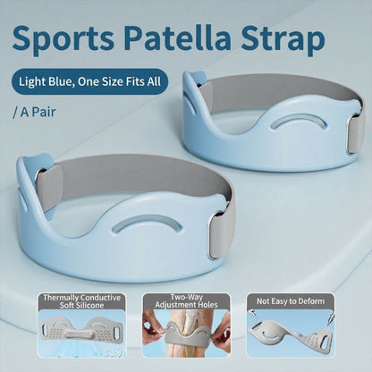⏳Time-Limited Special⏰Patella Brace – Silicone, Shock-Absorbing, Breathable, Dual-Buckle 🏃