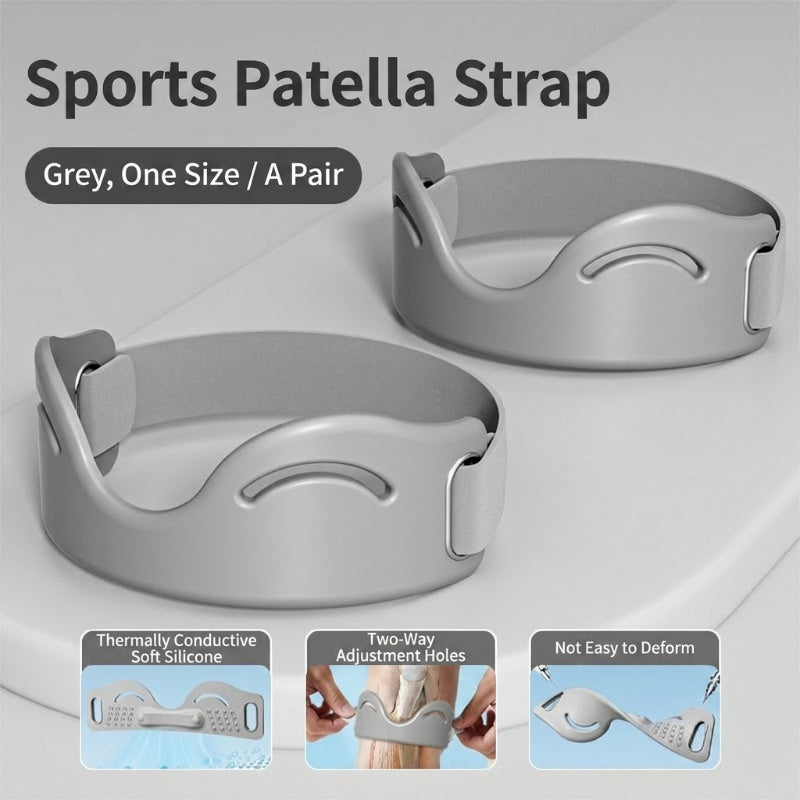 ⏳Time-Limited Special⏰Patella Brace – Silicone, Shock-Absorbing, Breathable, Dual-Buckle 🏃