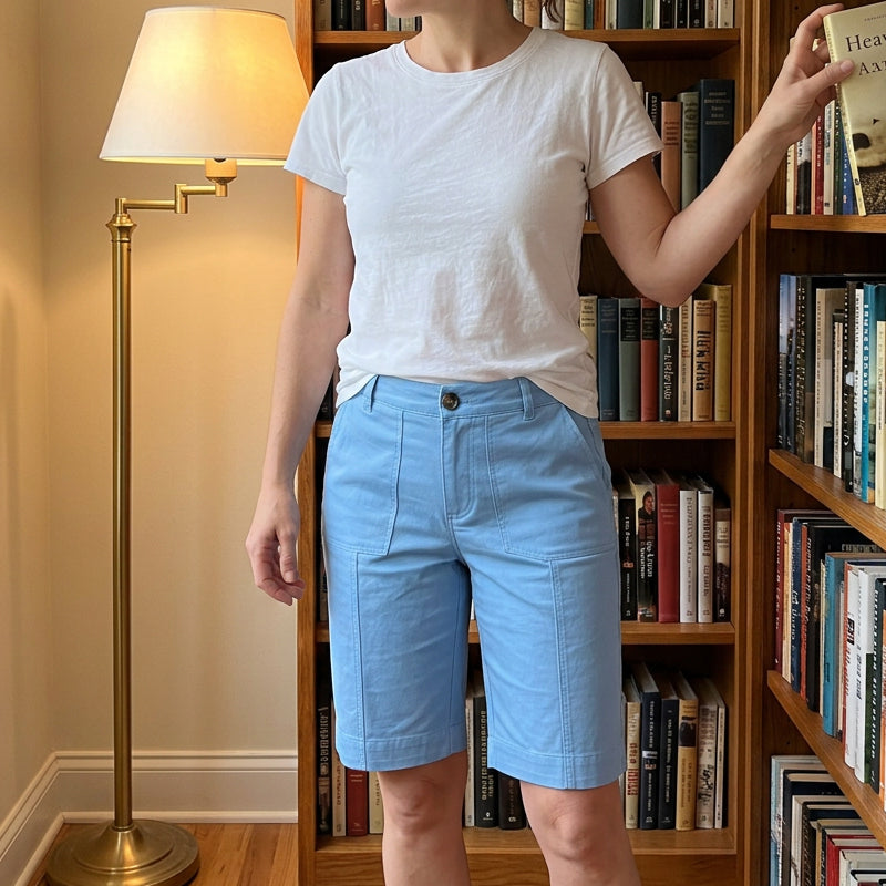 👖 Women's Solid Color Casual Shorts – Comfort Meets Chic!