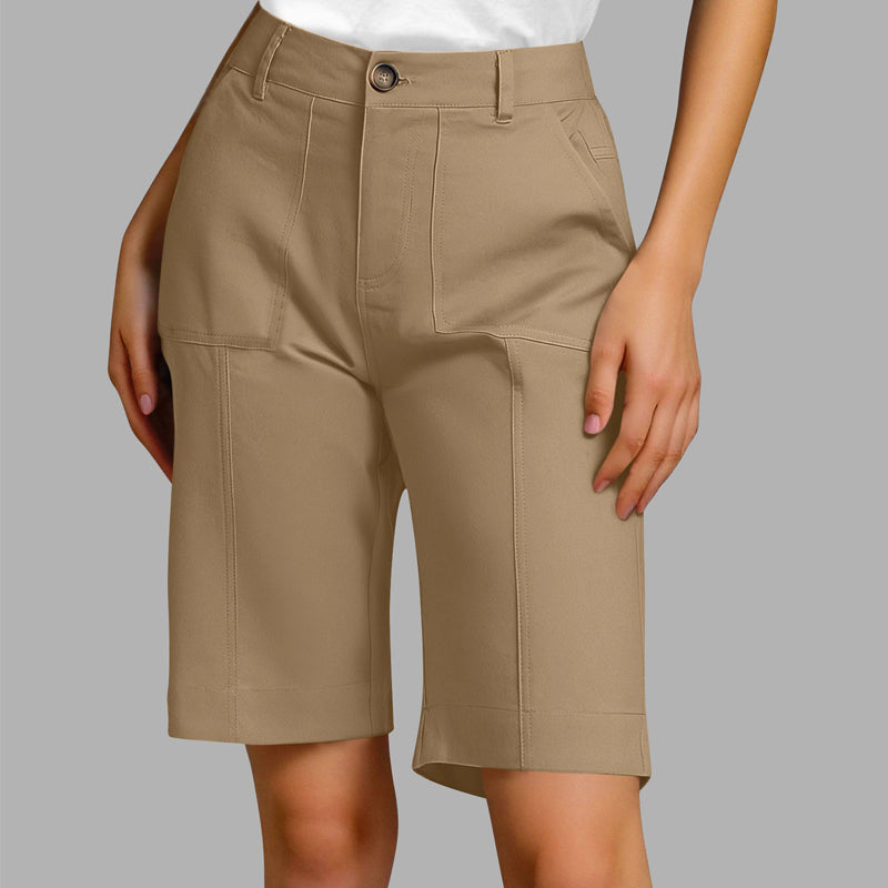 👖 Women's Solid Color Casual Shorts – Comfort Meets Chic!