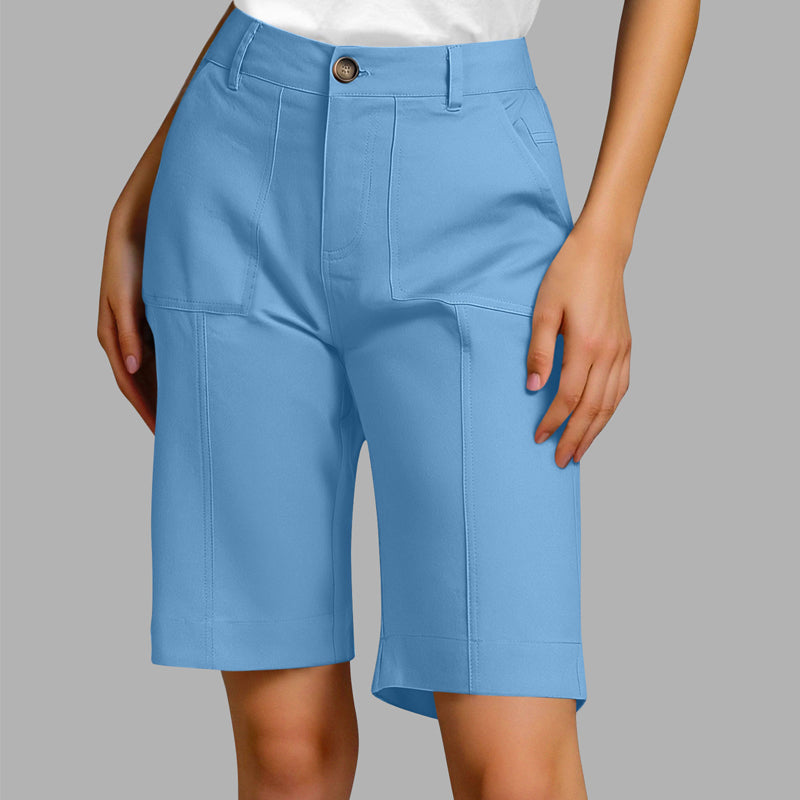 👖 Women's Solid Color Casual Shorts – Comfort Meets Chic!