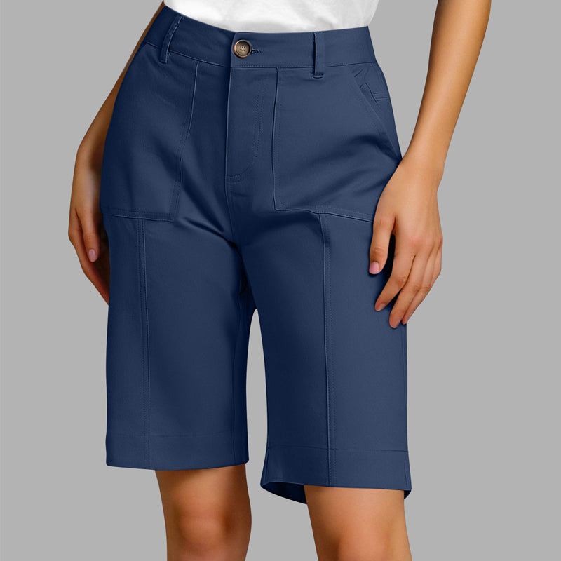 👖 Women's Solid Color Casual Shorts – Comfort Meets Chic!