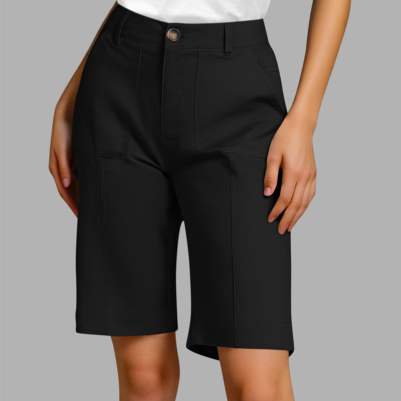 👖 Women's Solid Color Casual Shorts – Comfort Meets Chic!