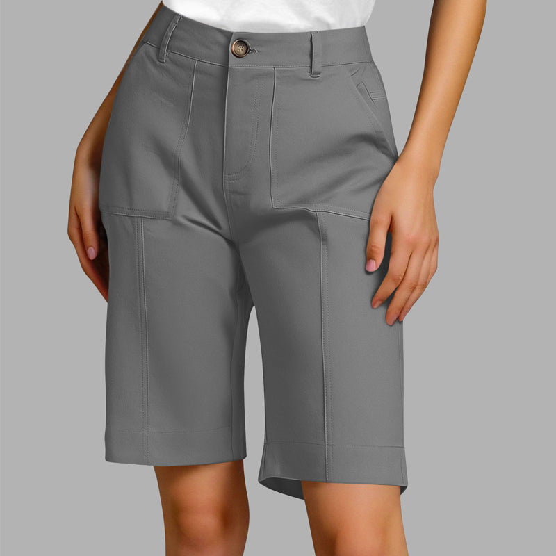 👖 Women's Solid Color Casual Shorts – Comfort Meets Chic!