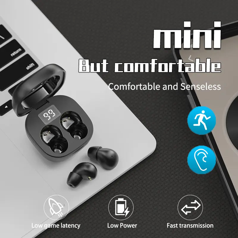 🎧Mini Wireless Earbuds With LED Digital Display Case🎶✨