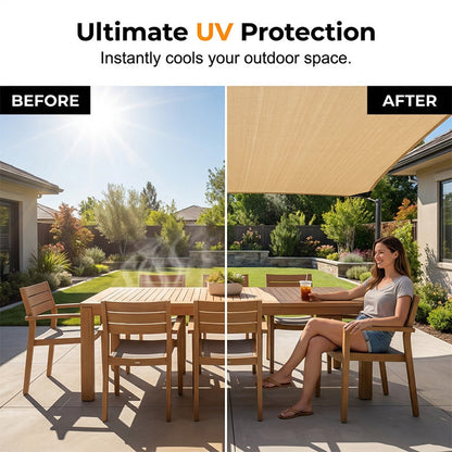 🔥 Summer Sale On Now ☀️✨Outdoor Breathable Sunshade Canopy Net🛡️ Blocks Up To 95% Of UV Rays