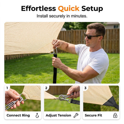 🔥 Summer Sale On Now ☀️✨Outdoor Breathable Sunshade Canopy Net🛡️ Blocks Up To 95% Of UV Rays