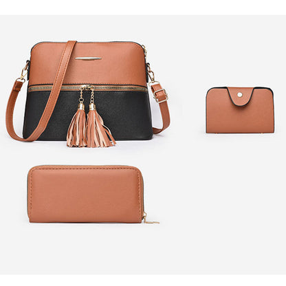 👜4-in-1 Color-Block Tote Bag Set ✨The Handbag Set Every Woman Needs
