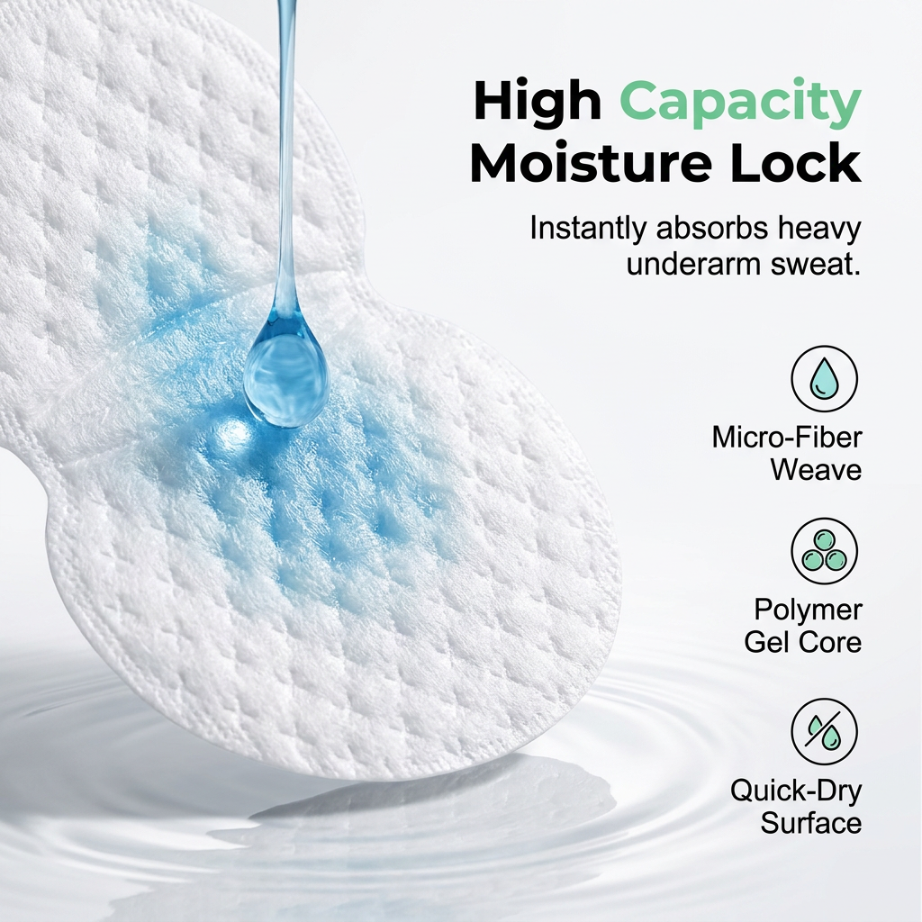 ✨Disposable Underarm Sweat Patches💧No Sweat Marks. No Embarrassment. Just Confidence