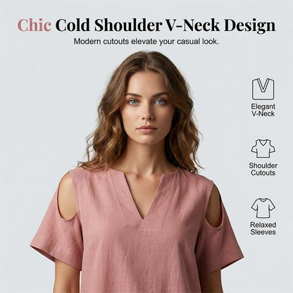 🔥 Zeitlich begrenzter Sale – Bis zu 57 % RABATT✨Einfarbiges, locker geschnittenes Tunika- und Hosen-Outfit