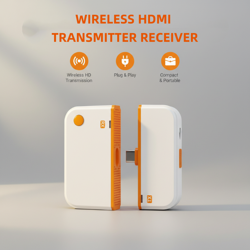 🖥️Exclusive 50% OFF | Wireless HDMI Transmitter & Receiver | Plug and Play 1080P/60Hz Screen Mirroring Adapter | Dual Screen for PC, Laptops & PS5⚡