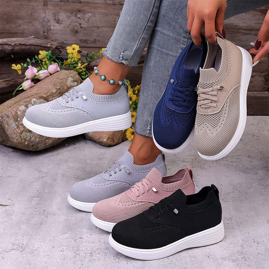 🏃‍♀️🔥Step Into Comfort & Style – Women's Breathable Mesh Slip-On Walking Shoes✨