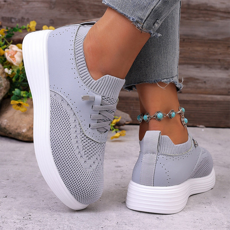 🏃‍♀️🔥Step Into Comfort & Style – Women's Breathable Mesh Slip-On Walking Shoes✨
