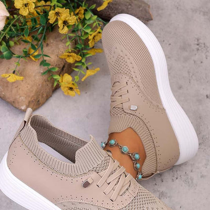🏃‍♀️🔥Step Into Comfort & Style – Women's Breathable Mesh Slip-On Walking Shoes✨