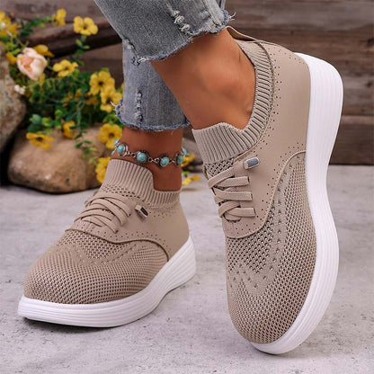 🏃‍♀️🔥Step Into Comfort & Style – Women's Breathable Mesh Slip-On Walking Shoes✨