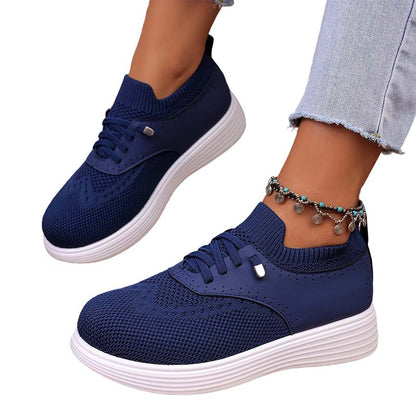 🏃‍♀️🔥Step Into Comfort & Style – Women's Breathable Mesh Slip-On Walking Shoes✨