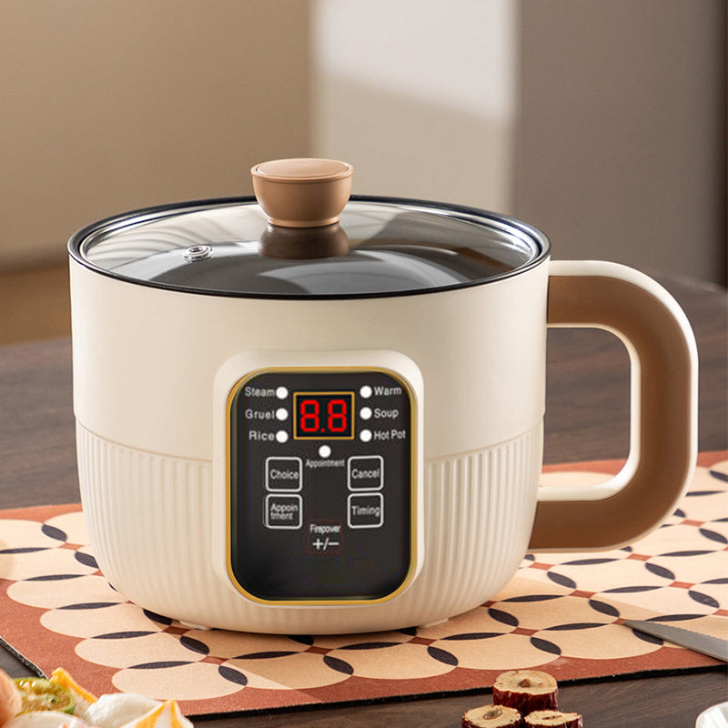 🍲 Multi-Functional Smart Electric Pot – 6 Preset Modes, Delay Timer, Steamer 🍜One Smart Kitchen Helper
